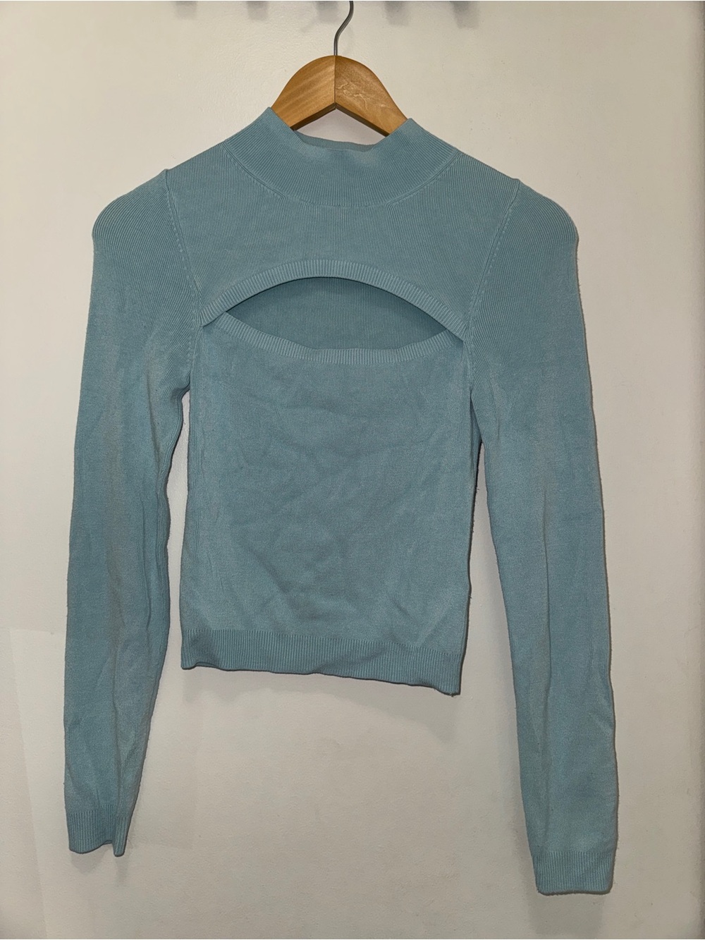 & Other Stories cut out long sleeve top